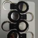 4 Pack Tracker Tags [Apple MFi Certified] Bluetooth Air Tracker Pair with Apple Find My (iOS Only) Smart Tracking Tags Keys Finder Item Locator Worldwide Tracker for Pets Backpack Wallet Dogs Luggage