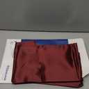 BEDELITE Satin Pillowcase for Hair and Skin, Super Soft and Cooling Similar to Silk Pillow Cases 2 Pack with Envelope Closure, Gift for Women Men(20"x26" Standard Size, Burgundy)