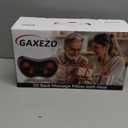 Massage Pillow, Neck and Back Massager with Heat, Shiatsu Massage Pillow for for Back, Shoulder, Leg, Foot, Gift for Men Women Mom Dad, Stress Relax at Home Office and Car (Light Gray)