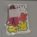 Cute red Mouse Birthday Party Decoration Game, pin The Palms on The Mouse with 24 Stickers, red Poster Party Favors,Kids Games,Party Games