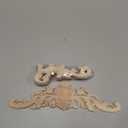 8 Pcs Wood Appliques Decorative and Onlays for Furniture Carved Onlays DIY Decorative Long Wood Carving Appliques for Door Decor, 2 Sizes