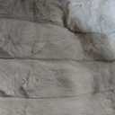 Cozy Bliss Faux Fur Throw Blanket for Couch, Cozy Warm Plush Striped Blanket for Sofa Bedroom Living Room, 90 * 90 Inches Beige