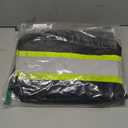 JKSafety Hi-Vis Rain Pants for Men Women Waterproof 3M Scotchlite Reflective Safety Rain Trousers Water-Resistance HV Gears for Farming Fishing Sports Works Inner Mesh Lining (114-Black L)