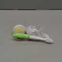 Fanwer 3 in 1 Lotion Applicator for Back Self Elderly & Back Bath Brush for Shower for Men and Women with Long Handle, 18.9in Curved Long Handled Shower Body Brush, Back Scrubber for Shower