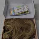 Ombre Blonde Wig with Bangs for Women Long Ombre Blonde Wavy Wigs 26 Inch Blonde Wigs Natural Looking Heat Resistant Synthetic Wig for Daily Party Use