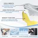 Side Sleeper Pillow for Adults, Side Sleeper Pillow with Arm Holes -arm Pillow, 2Pcs Pillowcase, Ergonomic Memory Foam Pillow for Cervical, Neck, Shoulder & Rotator Cuff Pain Relief