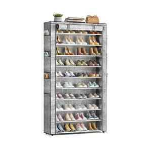 OYREL Shoe Rack 10Tier Large Capacity 50-56Pairs Beautiful Tall Shoe Shelf Free Standing Storage Cabinet Entryway Closet