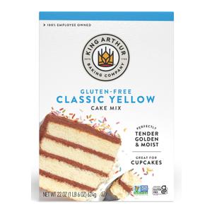King Arthur, Gluten-Free Yellow Cake Mix, Gluten-Free, Non-GMO Project Verified, Certified Kosher, Non-Dairy, 22 Ounces (BBD 10/02/2026)