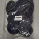 Black Purple Wig with 2 Buns Short Black Purple Hair Double Braided Buns for Women Singers Idols Characters Cosplay Anime Wigs for Halloween Stage Costume Outfit Party +Hair Cap