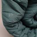 Anluoer King Comforter Set, Emerald Green Bed in a Bag 7 Piece, Lightweight Bedding Set with Soft Down Alternative Fill, Bed Set Includes Comforter, Fitted Sheet, Flat Sheet, Pillowcases and Shams