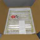 PPH-Sisy Acrylic Sign Holder 8.5X11 Clear Sign Holder,Double Sided Flyer Holder, Table Menu Holder Display Stand for Wedding Table Number (6pcs) (Gold)