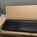 Trailer Gate Lift Assist, for Open Utility Trailer Tailgate Ramp, 2 Sides Black, with 12 to 24 Inch Heights Side Rail and 4 to 6 Feet Height Tail Gate or Ramp