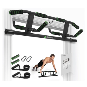 2025 Upgrade Multi-Grip Pull Up Bar with Smart Larger Hooks Technology 