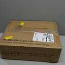 Furologee Kitchen Bakers Rack with Power Outlet, Microwave Oven Stand with Storage 4 Tiers, Coffee Bar Table with 6 S Hooks, Kitchen Storage Shelf Rack for Spices, Pots, White