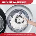 Mop Replace Head Compatible with Ocedar Mop Heads Replacements, Mop Refill Compatible with O-Ceda EasyWrin Spin Mop Head Replacement 1-Tank System Only, 6 Refills