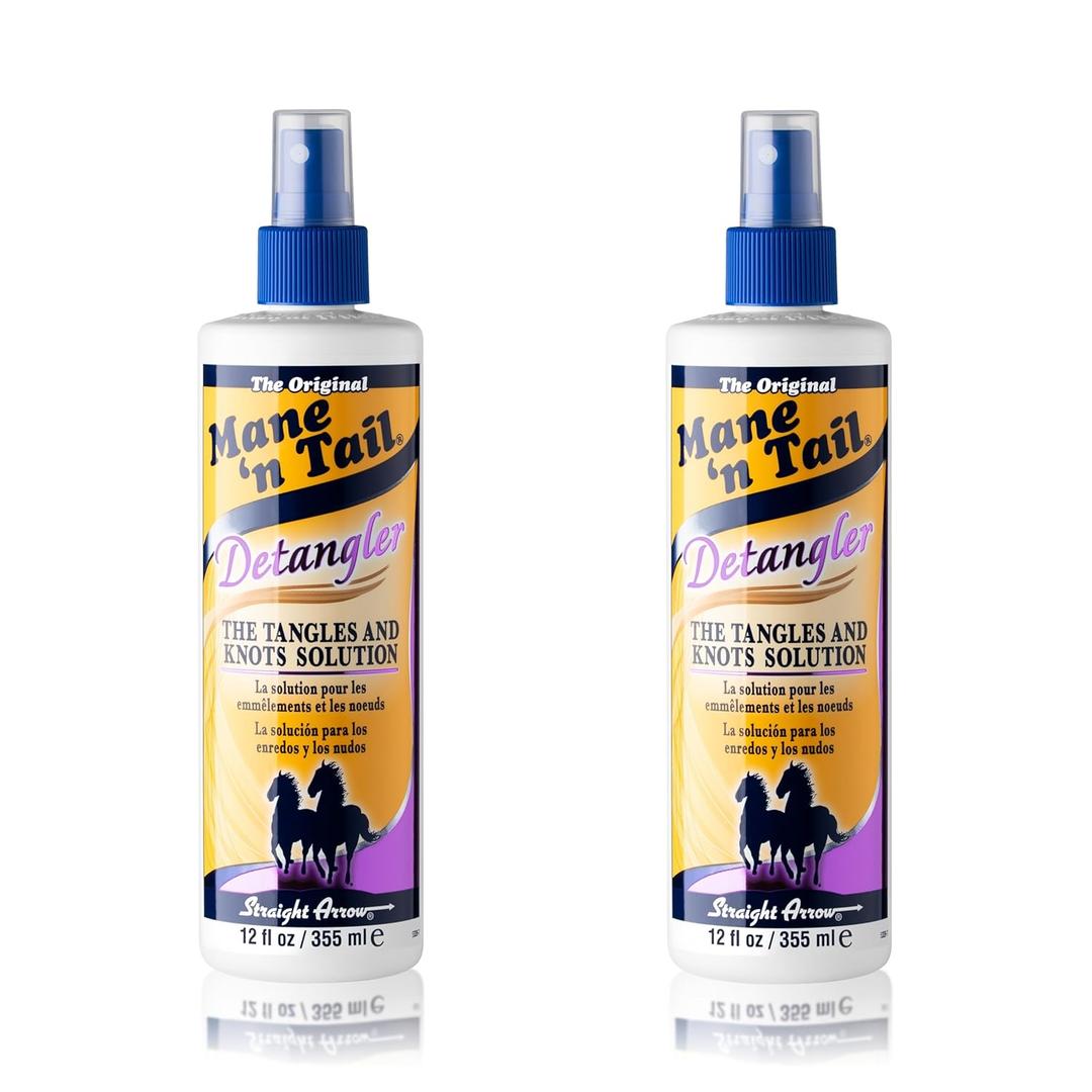 Mane 'n Tail Mane 'n tail detangler 2 pack, Apple Blossom, 24 Fl Ounce