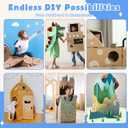 Cardboard Cutter Tool, Kid-Safe Electric Cardboard Cutter for Kids Ages 3+ | No Sharp Blades | Educational Paper Craft Toy, School Projects, DIY Building Toy & Creative Maker Gifts for Boys & Girls