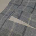 Madison Park Window Curtain for Living Room Thermal Insulated Fleece Lining, Cabin Plaid Curtain Room Darkening Window Drapes Bedroom, Anaheim, 1-Single Panel Pack, 50" x 95" Rod Pocket, Denim Blue