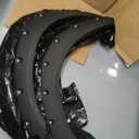 GRAND ORANGE Fender Flares, Fit Ford F150 2004-2008 Styleside with 66.0" / 67.0" / 78.0" / 96.0" Bed Length, Fit Lincoln Mark LT 2007-2008 Styleside with 67.0" / 78.0", Textured Riveted Style