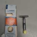 MERKUR Progress 500 Adjustable Double Edge Safety Razor - Standard Handle Adjustable Razor With Dial Made in Germany Plastic-Free Closed Comb Straight Bar