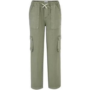 Roxy Girls' Precious Wide Leg Twill Cargo Pants, Relaxed Fit Size L