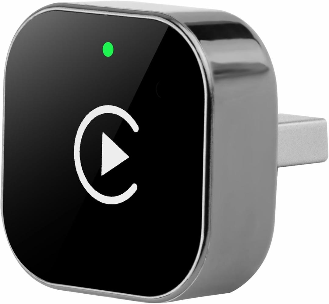 2-in-1 Wireless CarPlay Adapter for iPhone ＆ Wireless Android auto Adapter, 2026 Upgrade mini CarPlay, Fast Auto-Connect, Plug & Play, Car Play for Apple iOS 10+/ Android 11+