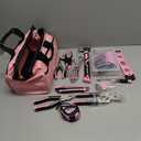 WORKPRO 12V Pink Cordless Drill Driver and 35-Piece Pink Tools Set