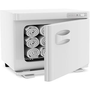 Hot Towel Warmer SalonDepot 8L Capacity Spa Towel Warmer with Compact Design for Salon, Barber Shop, Massage & Facial (White)
