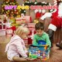 Soccer Tic Tac Toe Game - Toy Gift for Boys Girls Age 3-8, Football Bean Bag Toss Game Set for Kids Toddlers, Indoor Outdoor Backyard Party Game with Velcro Balls and Target Goal Mat (59 X 59 in)