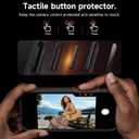 SURITCH for iPhone 17 Pro Case with Camera Control Cover, Camera Cover and Adjustable Kickstand, Compatible with MagSafe, Shockproof Bumper Protective Cases 6.3 Inch, Black