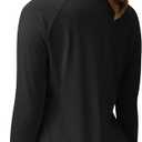 AVGO Women's UPF 50+ Sun Protection Zip Up Hoodie Workout Jacket Lightweight Outdoor Long Sleeve SPF Shirt with Pocket (Black, S)
