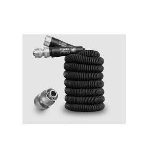 Bionic Steel Pro 25 FT Garden Hose with Nozzle, 304 Stainless Steel Metal Water Hose 25Ft, Flexible Hose, Kink Free, Lightweight and Durable, Crush Resistant Fitting, Easy to Coil, 500 PSI 2025 Model, Black 