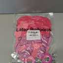 Pink Balloons Metallic Pink Balloon, 50Pcs 12Inch Hot Pink Chrome Pink Latex Balloons Light Pink Balloon and Dark Magenta Pink Balloons for Birthday,Baby Shower,Princess Theme Party Decorations
