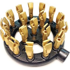 Sunrise Kitchen Supply Commercial Use 18 Duck Tips Jet Burner, Natural Gas