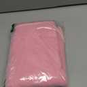 Eunzel Hot Yoga Towel - Microfiber Non Slip Yoga Mat Towel with Grip Dot Sweat Absorbent Towel for Hot Yoga, Pilates and Fitness 72" x 24", Pink/White