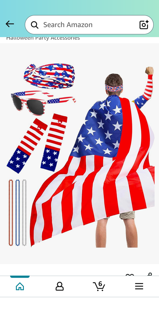 American Flag Cape Costume, 4th of July Outfits Patriotic Flag Cloak Set for Adult 4th of July Celebration Halloween Party Accessories