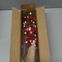 CRCZK 19" H Valentines Day Heart Table Tree Decorative Red Love Berries,20 LED Light UP Artificial Tree Decor for Valentines Day Party Home Decor,Valentine Classroom Decorations