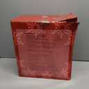 2 Pack 18" Lighted Large Artificial Poinsettias for Outdoors LED Poinsettia Flowers Artificial Faux Poinsettia Plants Poinsettia Christmas Decorations for Office Home Kitchen Decor (Red)