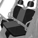 SAPUBK Custom-fit UTV Seat Covers Set Replace for 2002-2008 Polaris Ranger 500 570 700 800 900&2009 700 Crew Seats Accessories, 1680D UTV Seat Covers with Pocket & 2 Headrest Covers