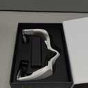 Under Eye Red Light Therapy Device, Red Light Therapy Glasses,Red 650 NM,Red Light Eye Mask for The Treatment of Eye Bags,Dark Circles,Puffiness periorbital for Treating Acne (White）