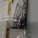 PATIKIL Peacock Feather Ballpoint Pens Bulk, Metal Holder Black Ink Vintage Quill Writing Pens with 5 Pieces Refill for Office, Wedding Signature, Gold