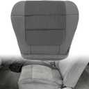 GXARTS Front Left Driver Side Bottom Cloth Seat Cover Dark Gray #MT or FT Compatible with Ford F150 XLT Super-Crew Cab Single Cab 4X4 2WD 2001 2002 2003
