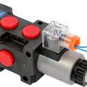 13GPM Hydraulic Solenoid Selector Diverter Valve DC12V 6 Port 50LPM for Switching Oil Circuits Between Different Flow Rates And Pressures