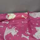 Air Mattress With Pillow Built-in Pump & Travel Mattress -Pink 2 Pcs