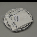 96Pcs Black White Bow Party Decorations Girl Bow Birthday Paper Plates Napkins Supplies Bowknot Themed Cake Tableware Dinnerware for Bachelorette Engagement Wedding Baby Bridal Shower Serves 24