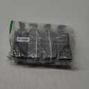 UUJOLY Foaming Soap Dispenser, 22oz Refillable Pump Bottle Plastic for Liquid Soap, Shampoo, Body Wash, 4 Pcs, Black