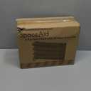 SpaceAid Spice Rack Organizer with 28 Spice Jars, 386 Spice Labels, Chalk Marker and Funnel Set for Cabinet, Countertop, Pantry, Cupboard or Door & Wall Mount - 28 Jars, 13.4" W × 10.8" H, Black