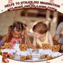 40 Pcs Make Your Own Stuffed Animal Bear Kit DIY 2026 Graduation Plush Gift 10 Pcs 9.84 Inches Rose Velvet Bear 10 White T Shirt 10 Set 12 Color Pen and Card for Graduates Party Craft Gift (Brown)