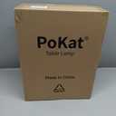 PoKat 27.5'' Tall Table Lamps for Living Room Set of 2, Ceramic Bedroom Lamps for Night Stands, Modern Bedside Lamps for Bedroom Living Room, Nightstand Lamps for Side End Table Hallway, Blue