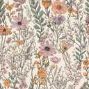 Peel and Stick Wallpaper, Vintage Floral Wallpaper, Self-Adhesive Wall Paper for Kitchen Bedroom Bathroom Wall Cabinets Drawer Liners,17.3"x78.7"Vinyl Waterproof Contact Paper,US01-2